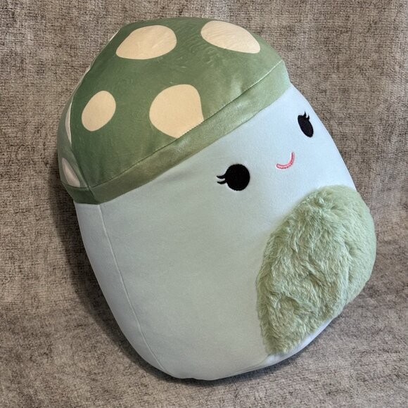 12 Inch Squishmallow Bo Lynn Mushroom Plush Blue Green New With Tags - Picture 5 of 6